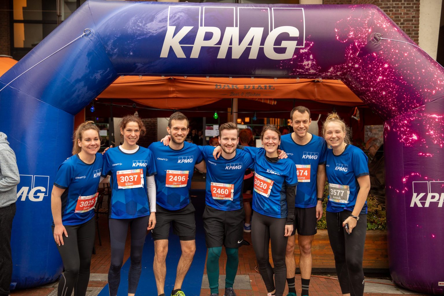 KPMG colleagues together at DAY during the KPMG Lentemarathon